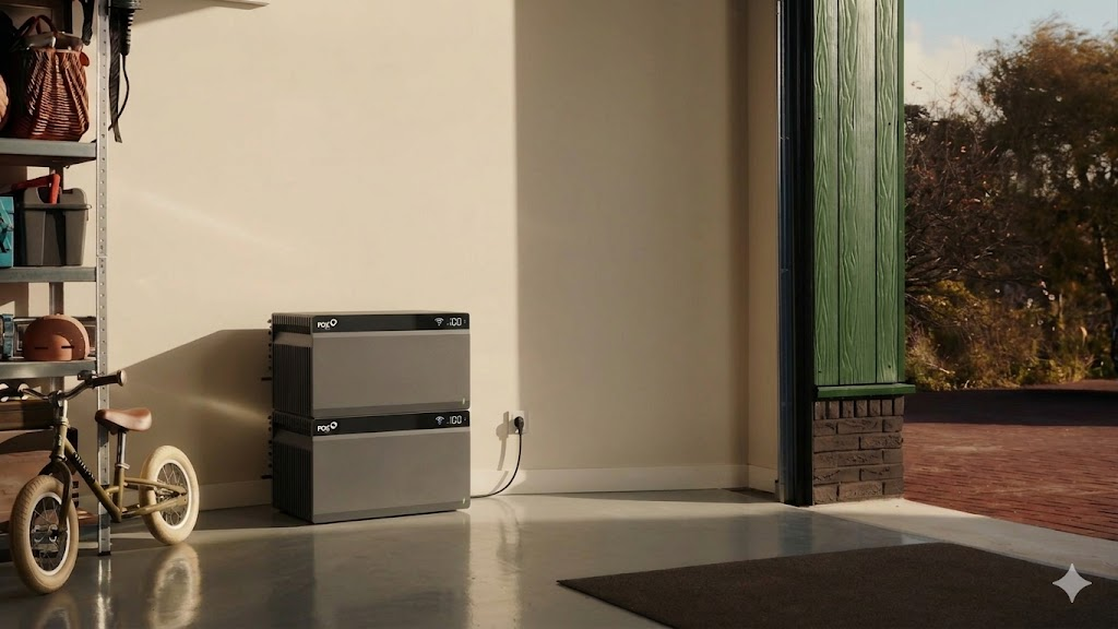 Thuisbatterij geïnstalleerd bij een woning